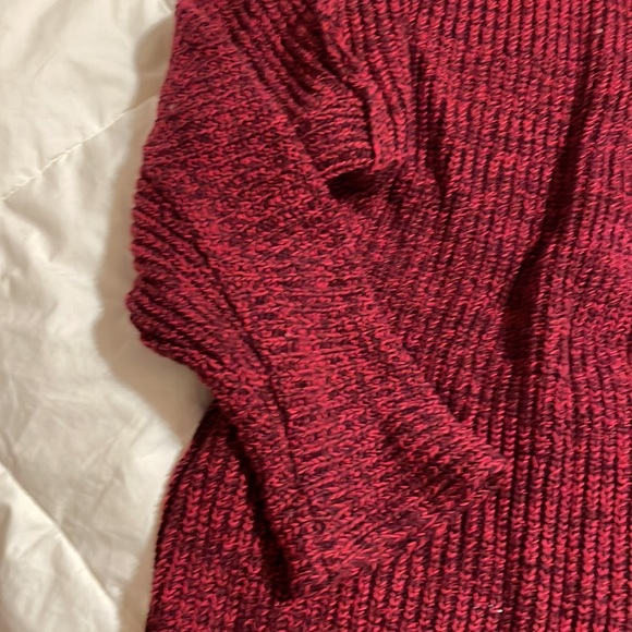 Free People High Hopes Cardigan-Burgundy/Red - Picture 6 of 9